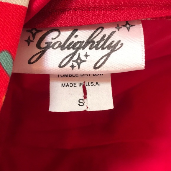 Golightly Red Sugar Skull Party Dress - Picture 3 of 5